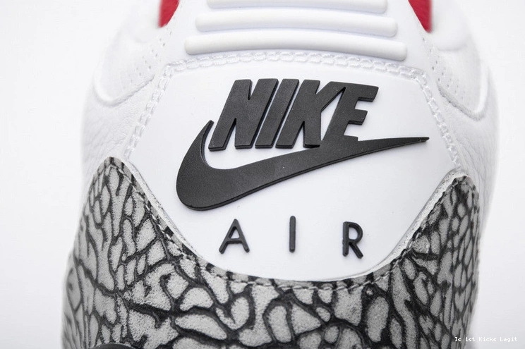 Throw White Line 3 Cement  Free 923096-101 Jordan Retro 0122